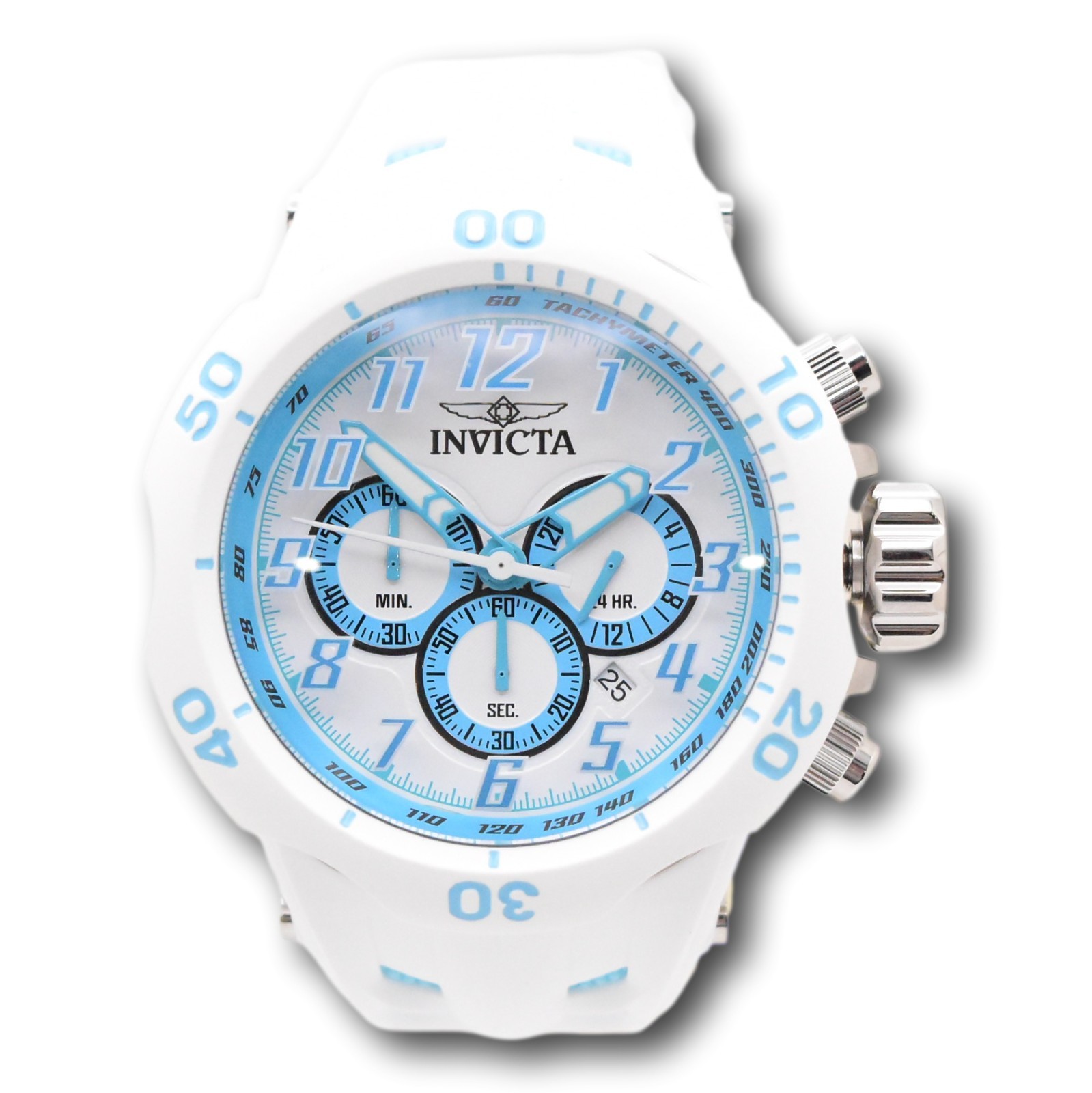 Invicta Venom Hydra Arctic Glacier Men’s 52mm White & Blue Chrono Watch 50511