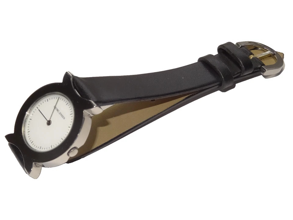 Unisex Georg Jensen #369 by Andreas Mikkelsen Numberless St. Steel Quartz Watch