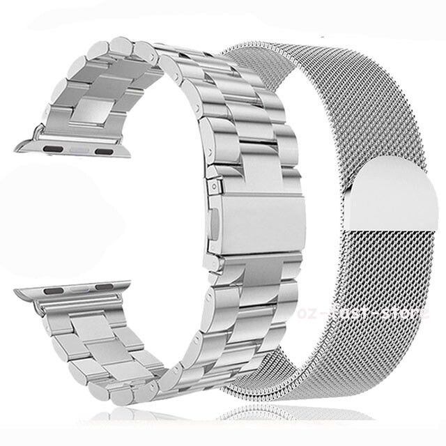 2X For Apple Watch 11/10/9876/5/4/32/SE Magnetic Bracelet Loop Band iWatch Strap