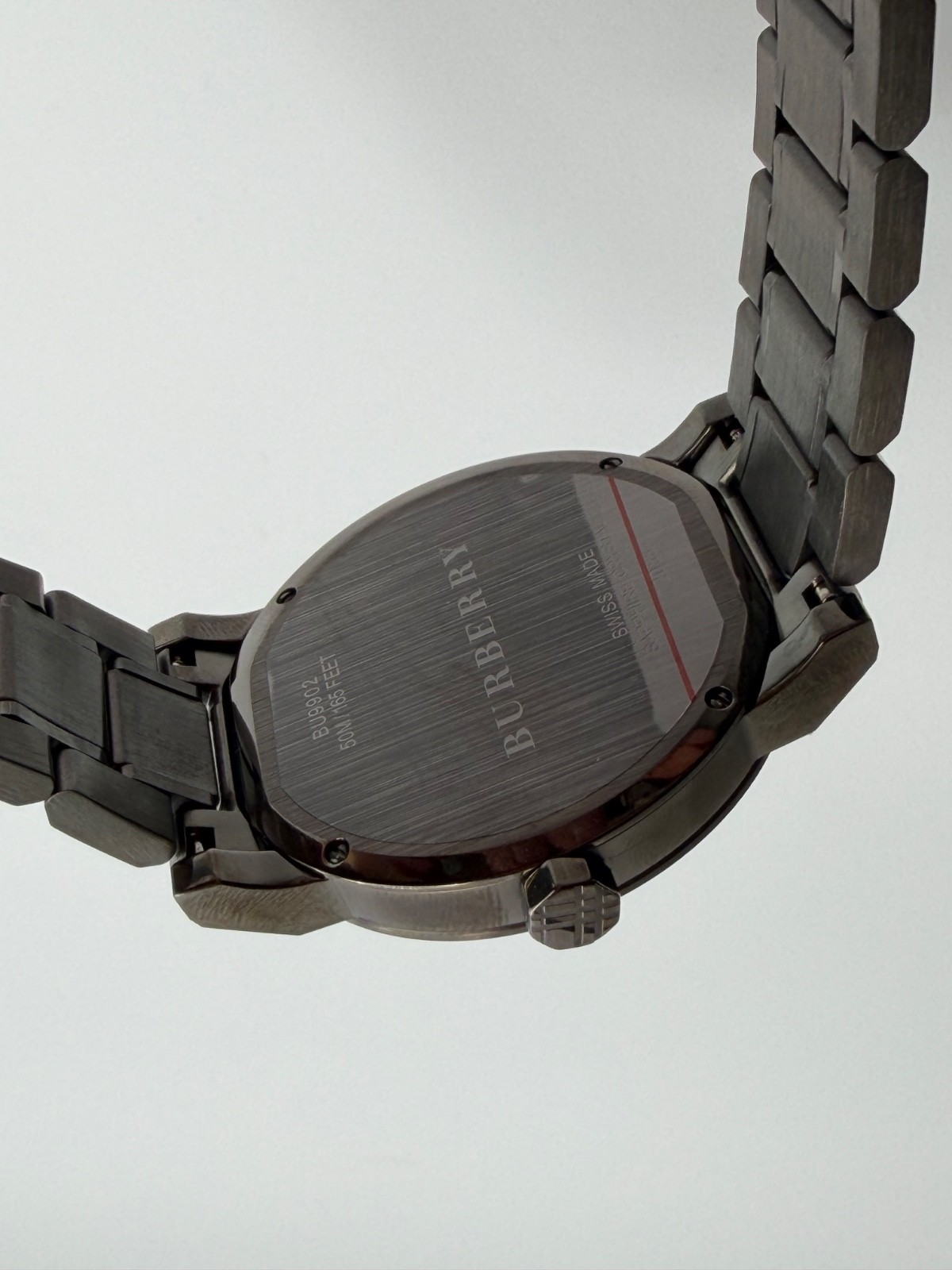 BURBERRY The City BU9902 Stainless Steel Gunmetal Dial 42 mm Wristwatch
