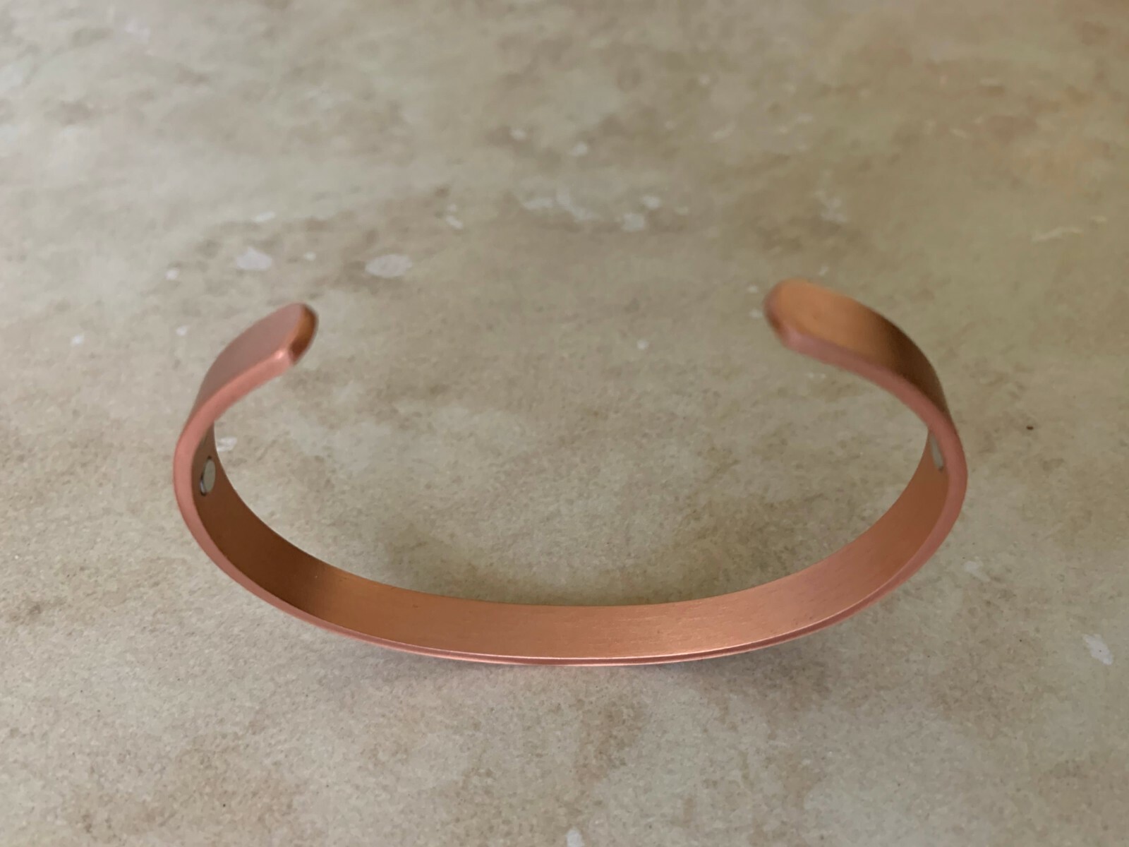 XL Plain Pure Copper Magnetic Bracelet Cuff Arthritis Pain Relief Balance Power