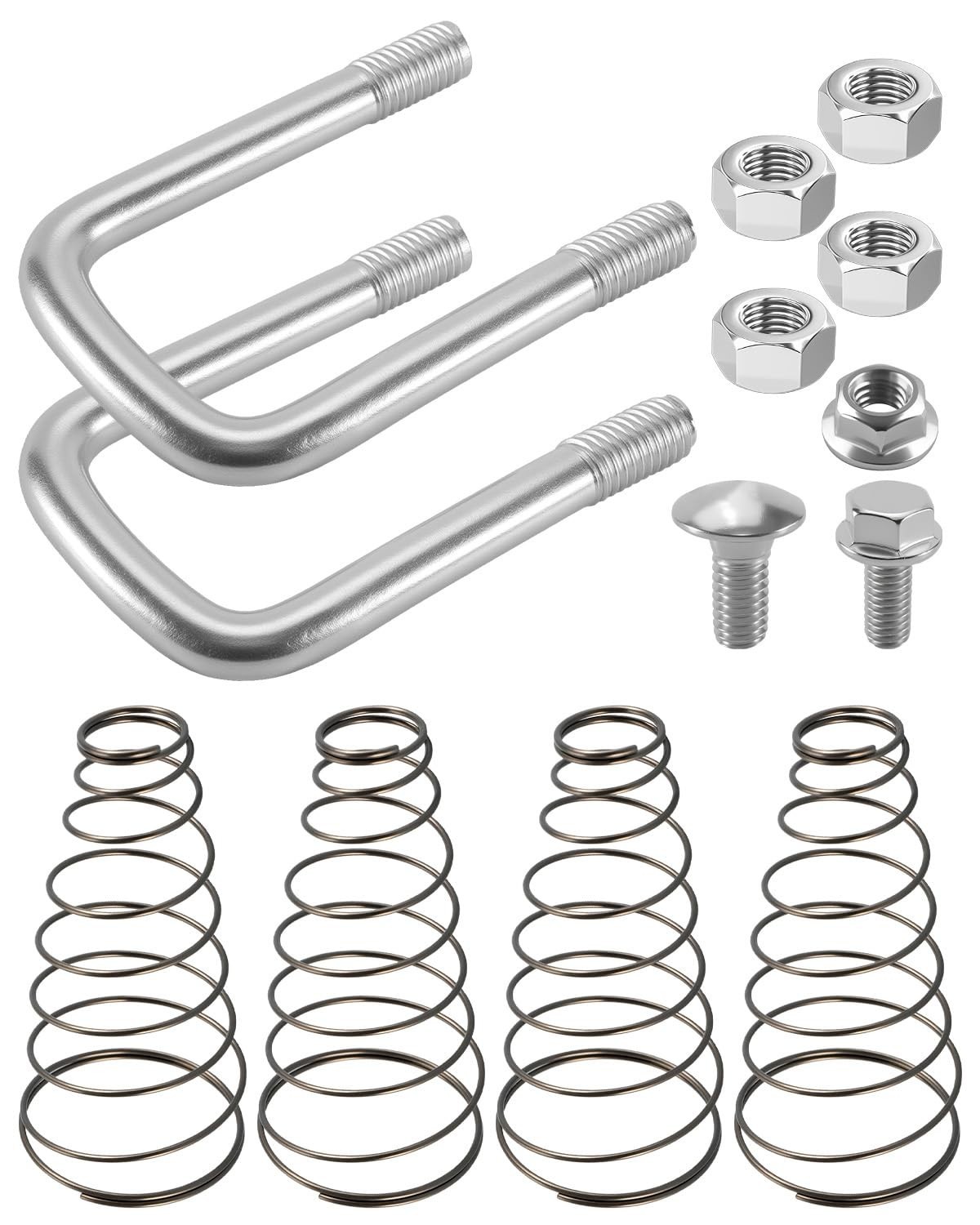 1900-2-1600 Safety Chain U-Bolt Kit Fits for B&W Gooseneck Turnoverball