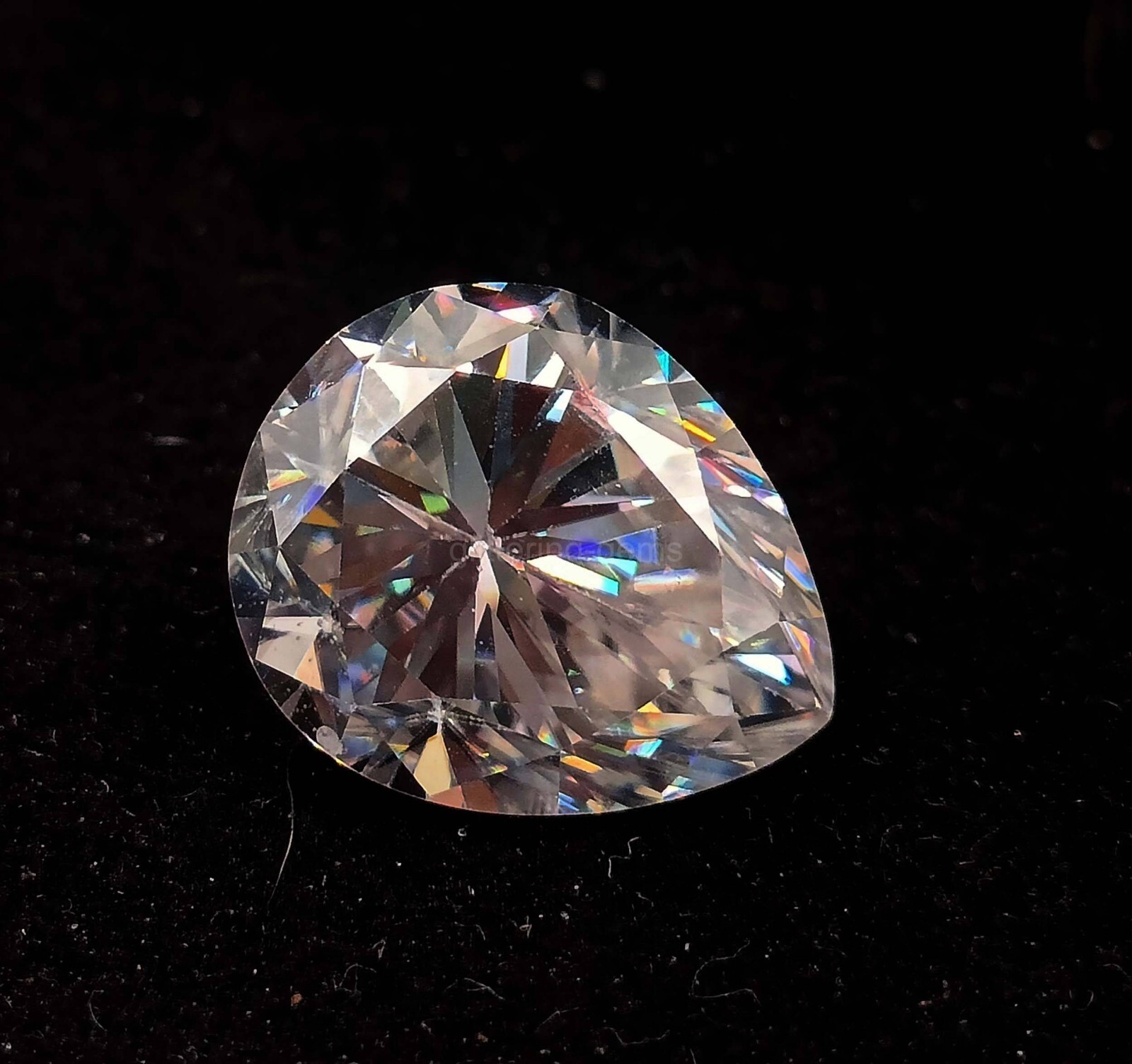Pear 2 Carat IGL Loose Lab Grown CVD Diamond D Color VVS1 clarity 5MSG