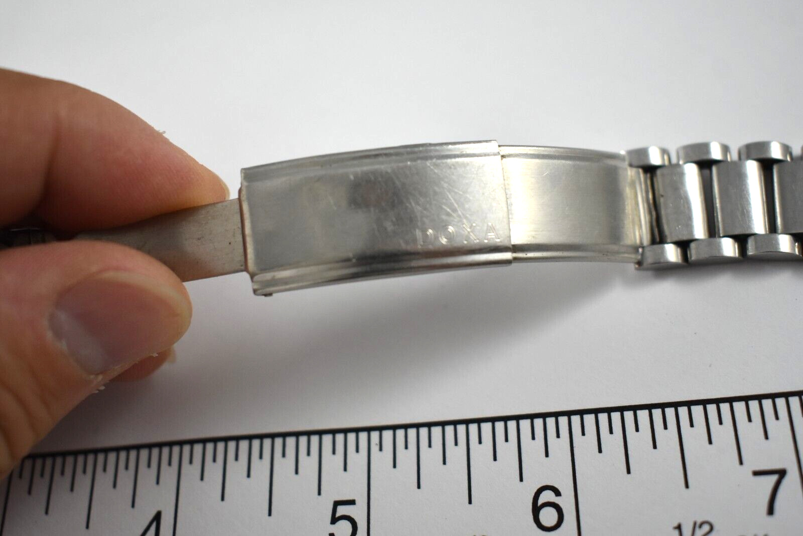 Vintage Doxa Sub Rare Stainless Steel Wrist Watch Band 17.75mm lot.fi