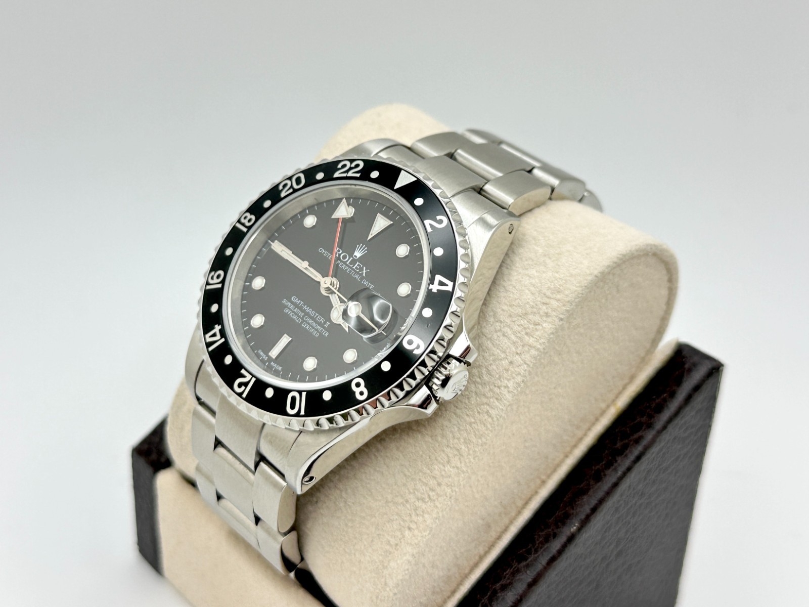 Rolex GMT-Master II 16710 Black Stainless Steel Box Paper 40mm 2003