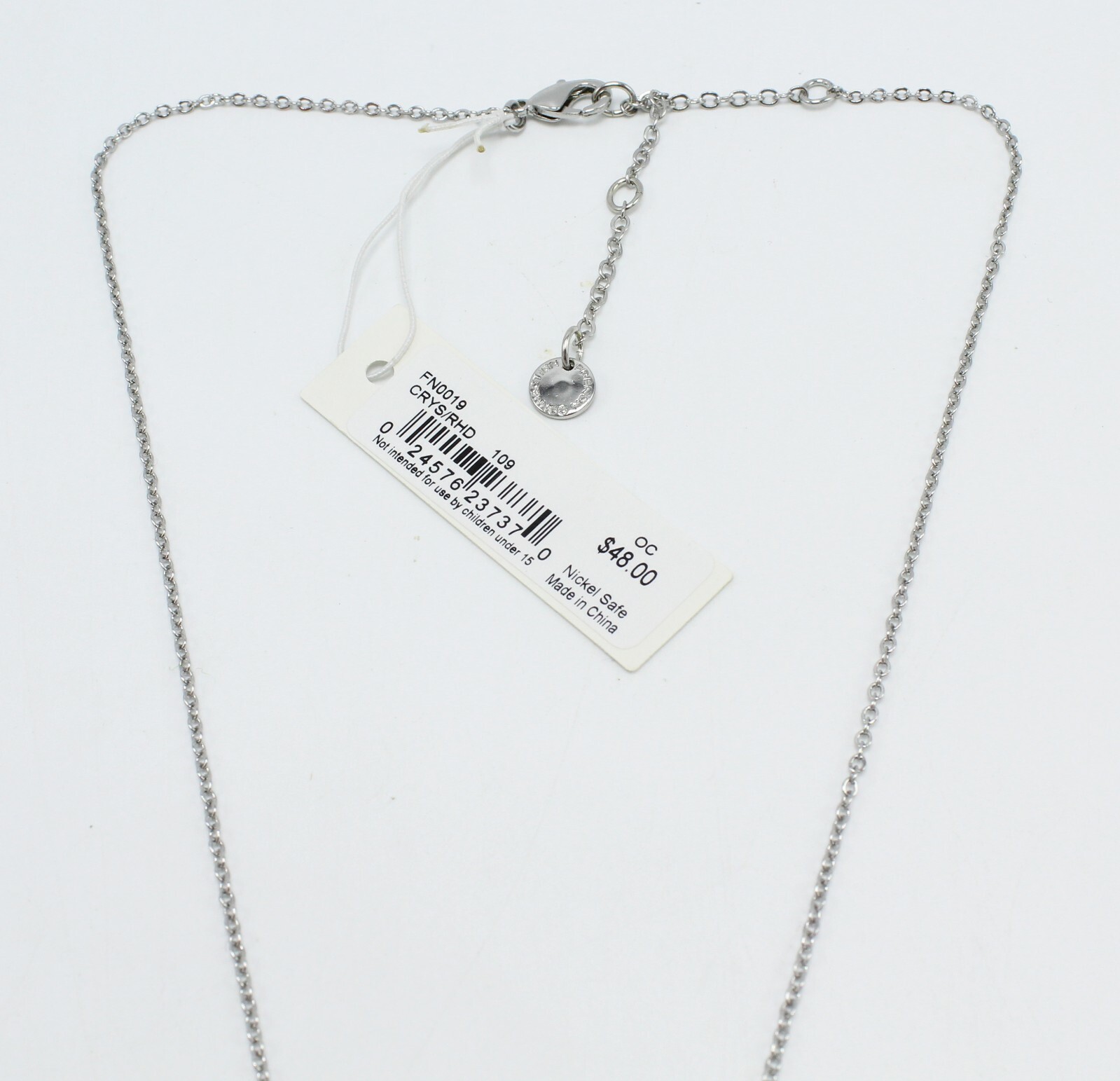 New French Connection Womens Irregular Stone Pendant Necklace 18″ $48 Tags #FC21
