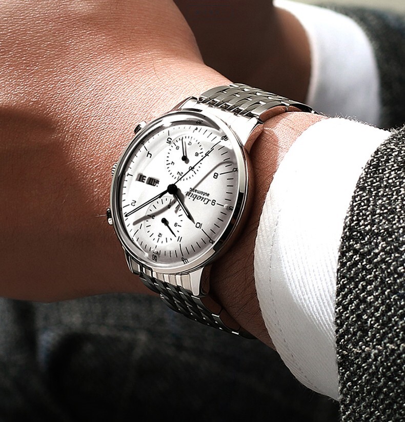 Loubin Mechanical Automatic Men’s Watch Stainless Steel 5ATM Sapphire Luminous