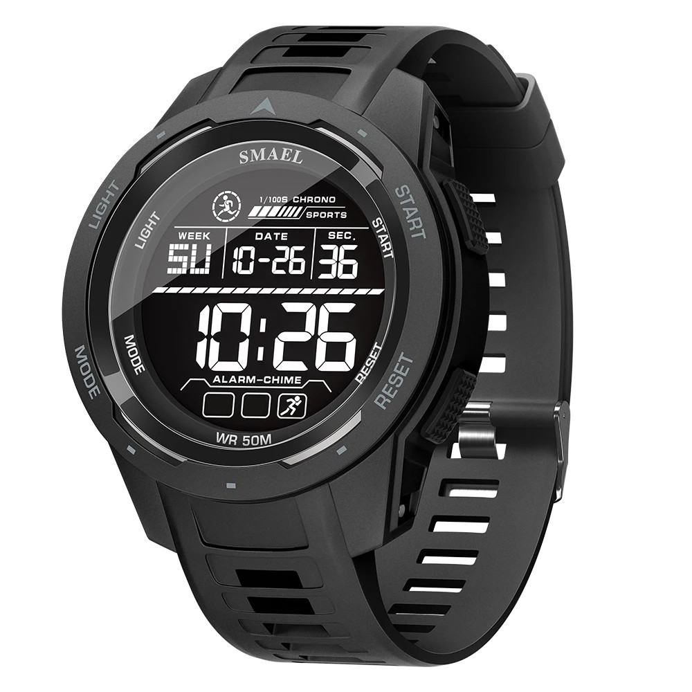 Men’s 50M Waterproof Sport Digital Military Smart Watch Gym Fitness Running Gift