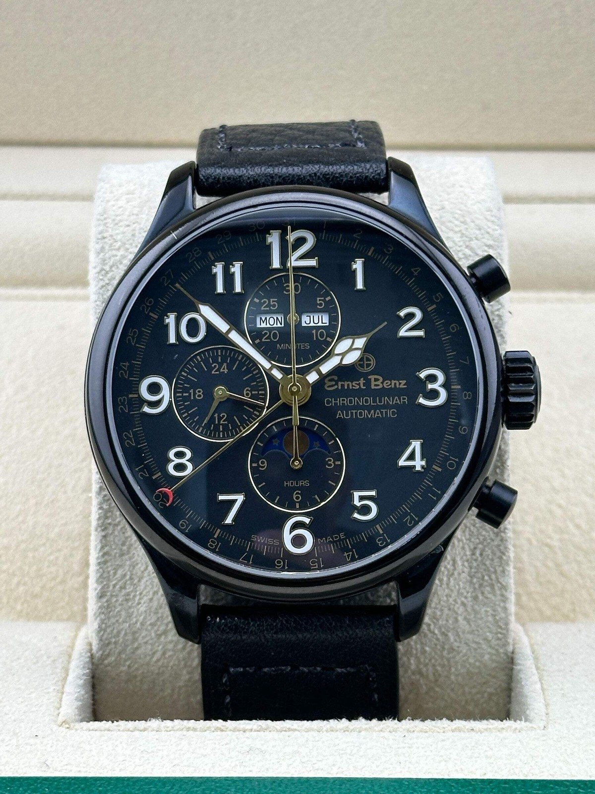 Ernst Benz Chronolunar DLC, 47mm, GC10300-DLC, 2024 Box and Papers