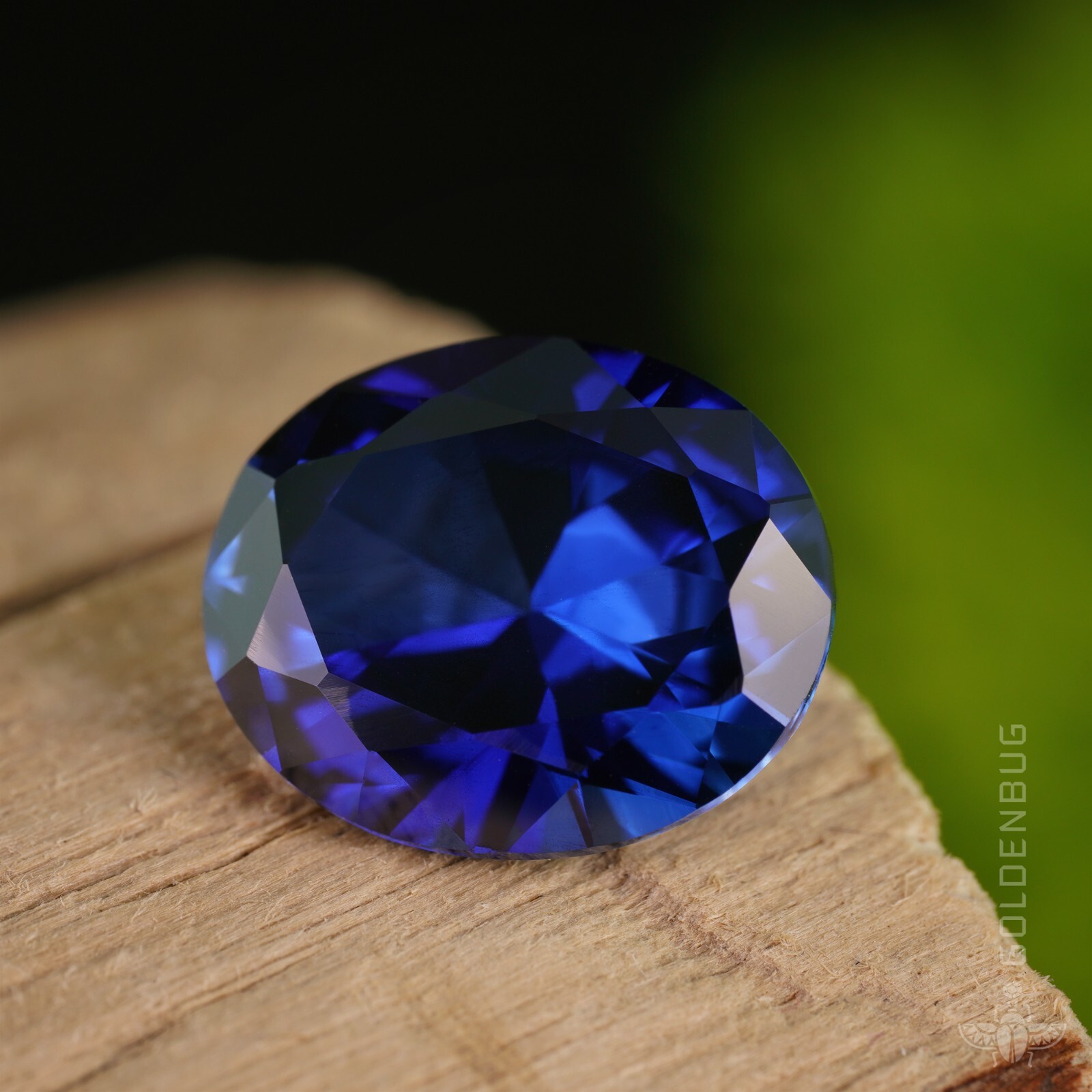 Genuine Sapphire Oval Cut Top Quality Blue Corundum Created Loose Gemstone EU