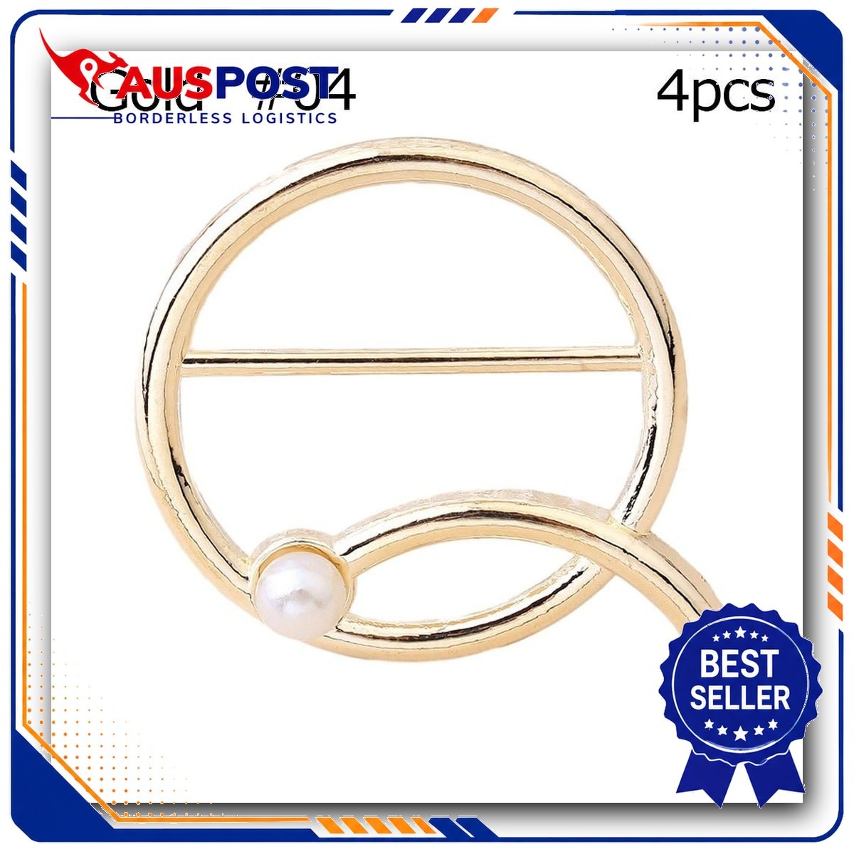 T-Shirt Clip Waist Buckle Shawl Buckle Scarf Ring Clips for Fashion Accessories