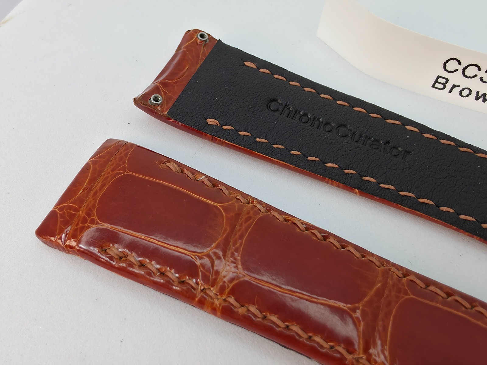 Ebel 3524CH Alligator replacement straps 1911 Senior Chrono, Discovery