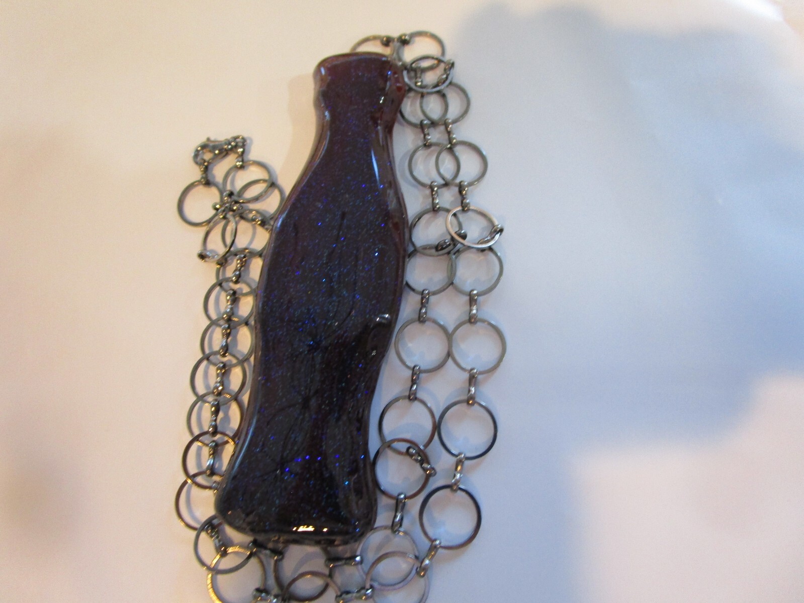 Barney’s Lady Gaga’s Workshop Soda bottle glitter necklace New York NY New
