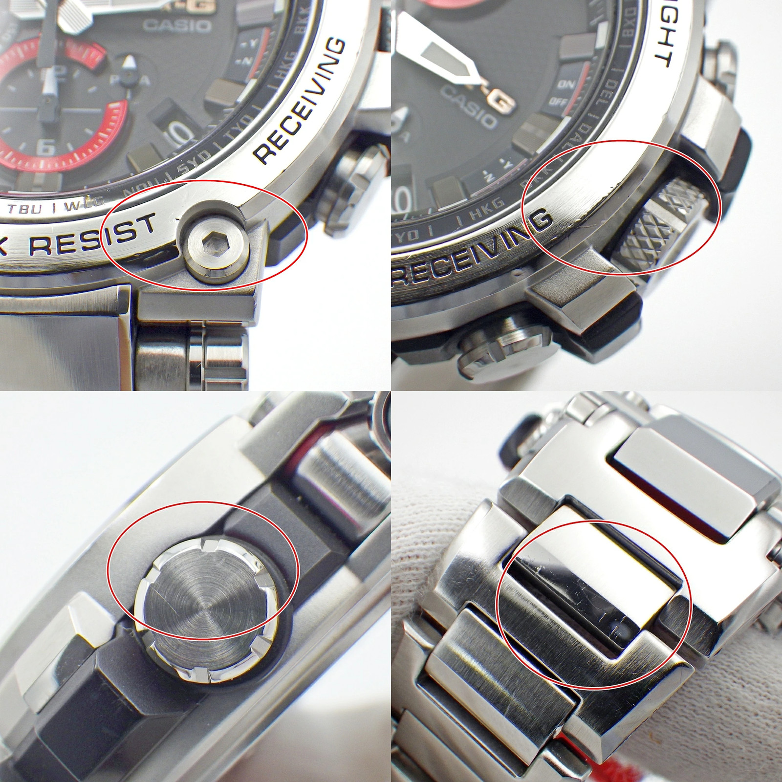 CASIO MTG B1000D 1AJF G SHOCK MT G Tough Solar Radio Silver Stainless Steel Resi