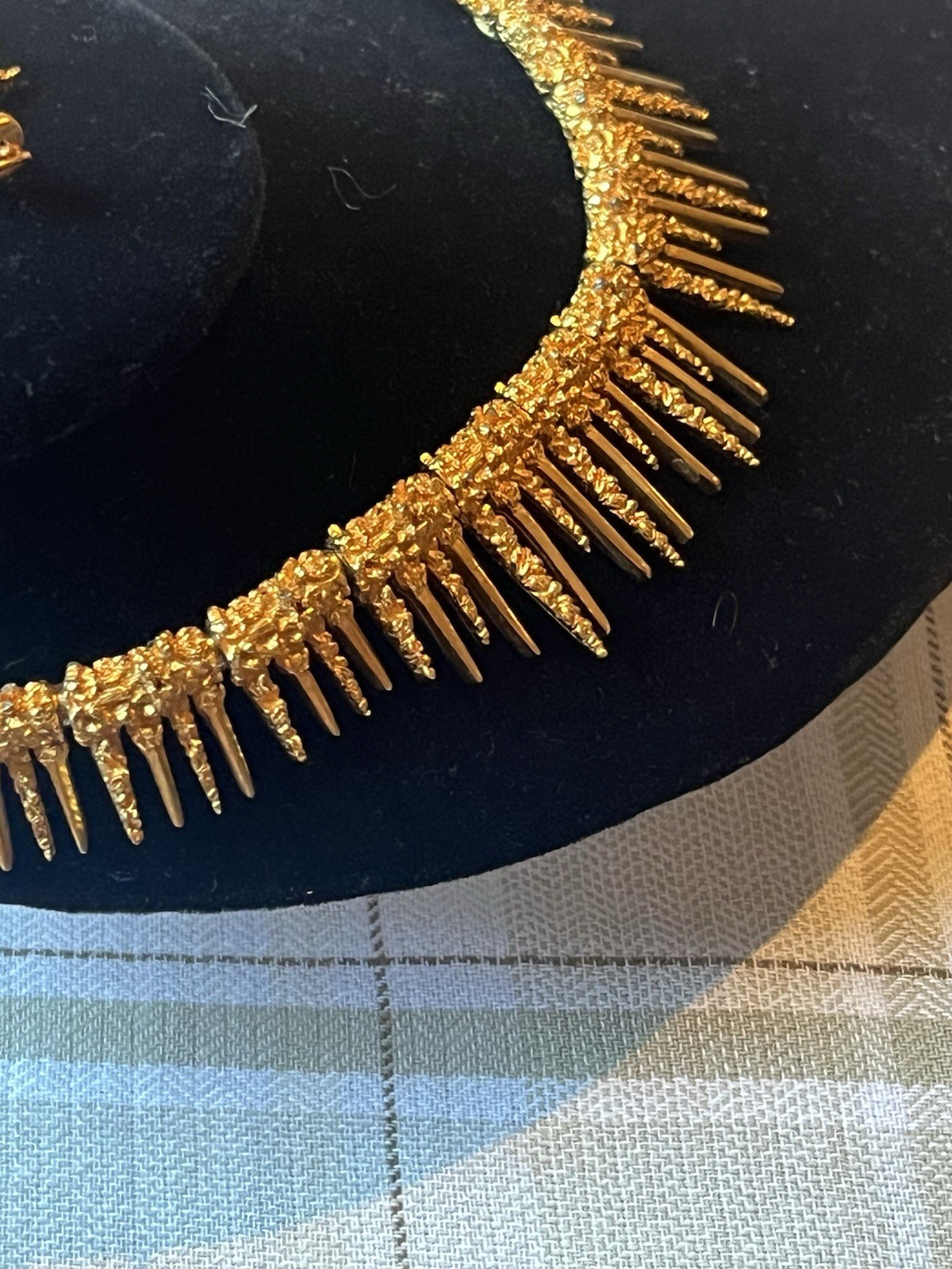 Vintage Marcel Boucher Gold Tone Necklace AS IS