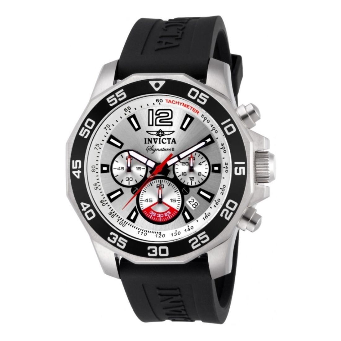 Invicta Signature II Nautical Men’s Silver Dial Quartz Chronograph Watch 7430