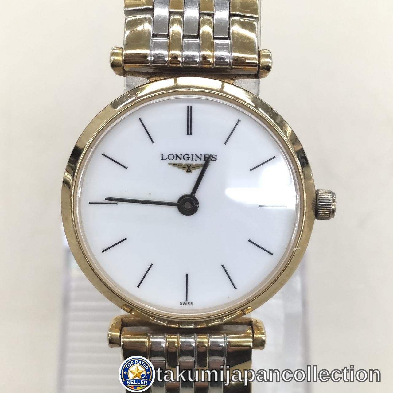 Longines L46352 Women’s Quartz Watch 24mm Dial Stainless Steel #M-2977