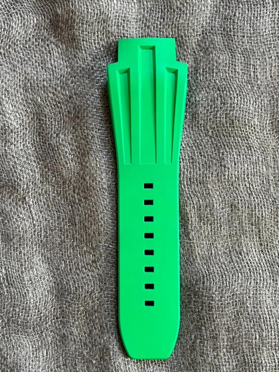 FKM Rubber Watch Strap Size M Replacement For Richard Mille RM028 28M