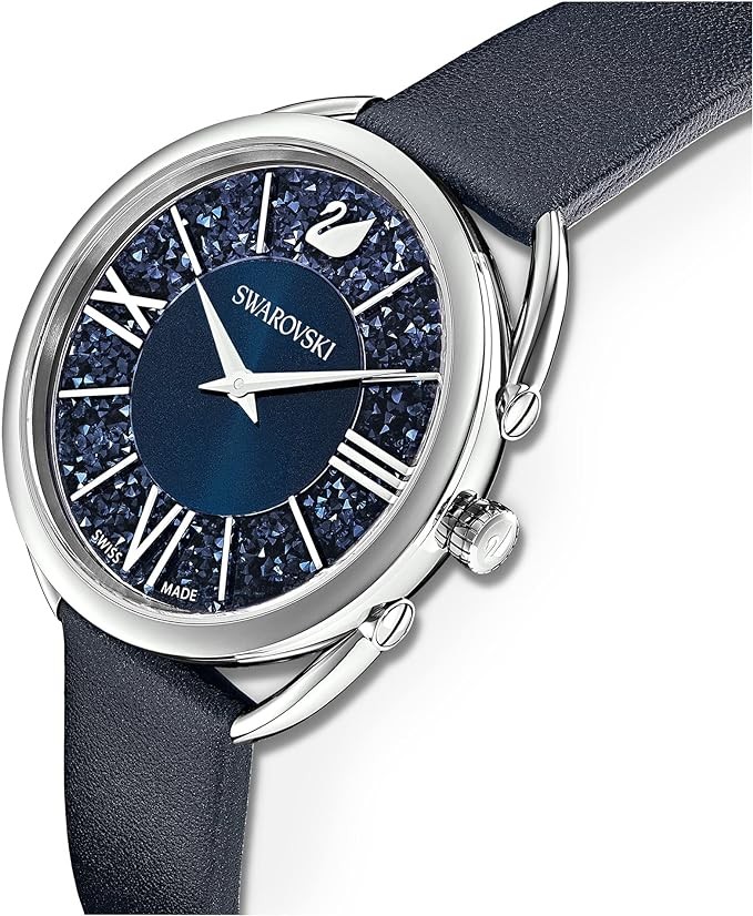 Swarovski 5537961 Womens Glam Crystalline Crystal Blue Watch