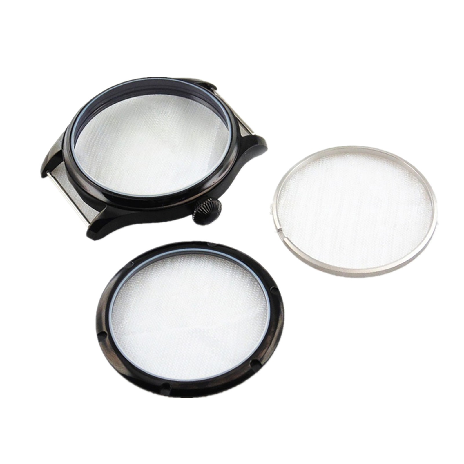 22mm Width Stainless Steel Watch Case For Seagull ST3600 ETA 6497 6498 Movement