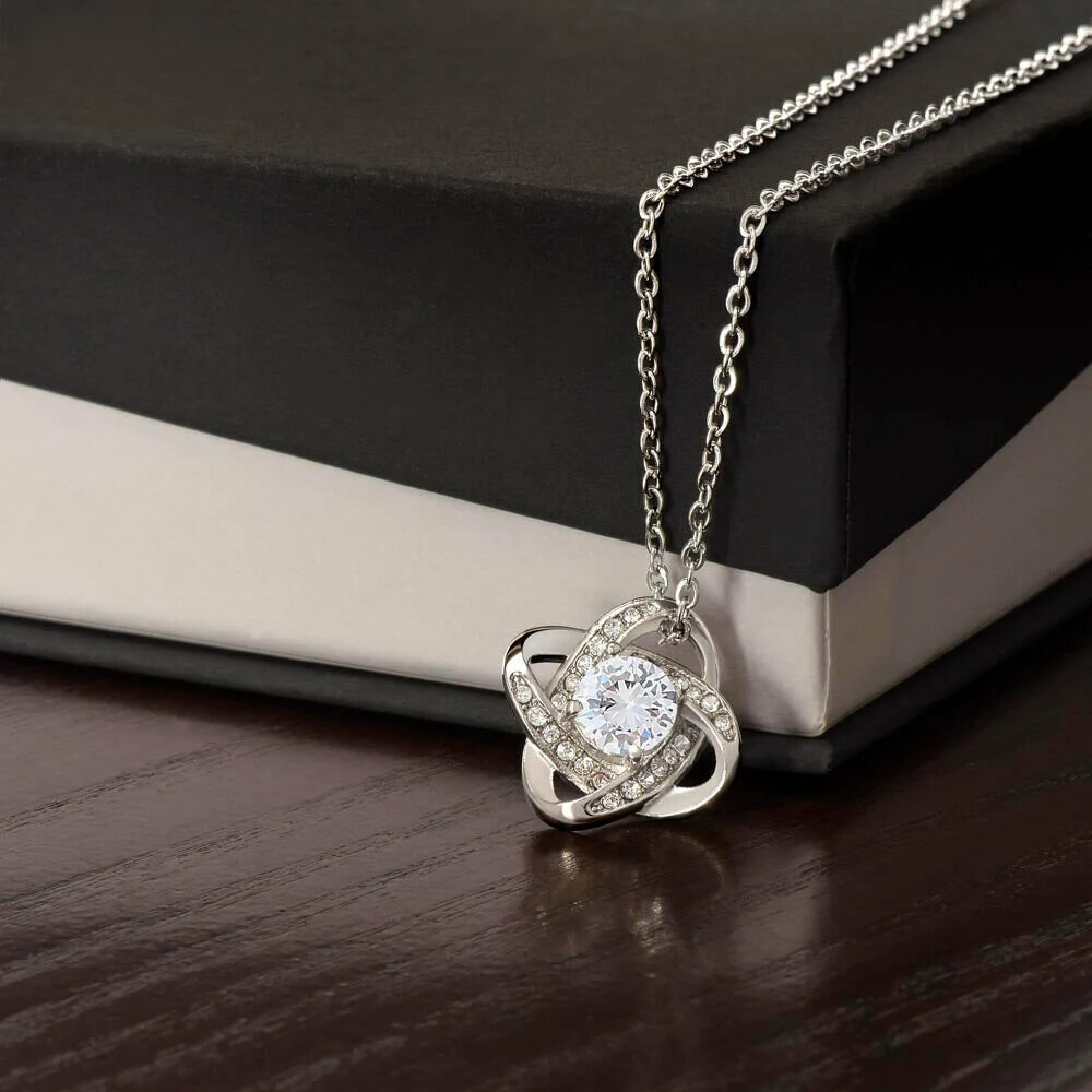 To My Wife Necklace Gift From Husband Love Message Jewelry Anniversary Birthday