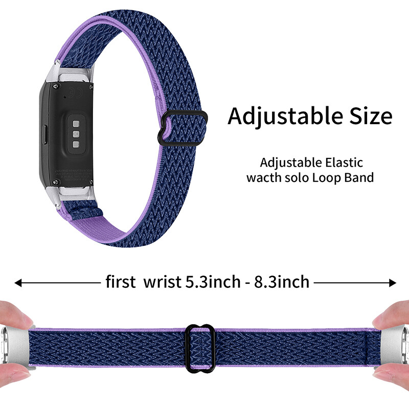 Elastic Woven Nylon Sport Band Strap for Samsung Galaxy Fit SM-R370 Watchband