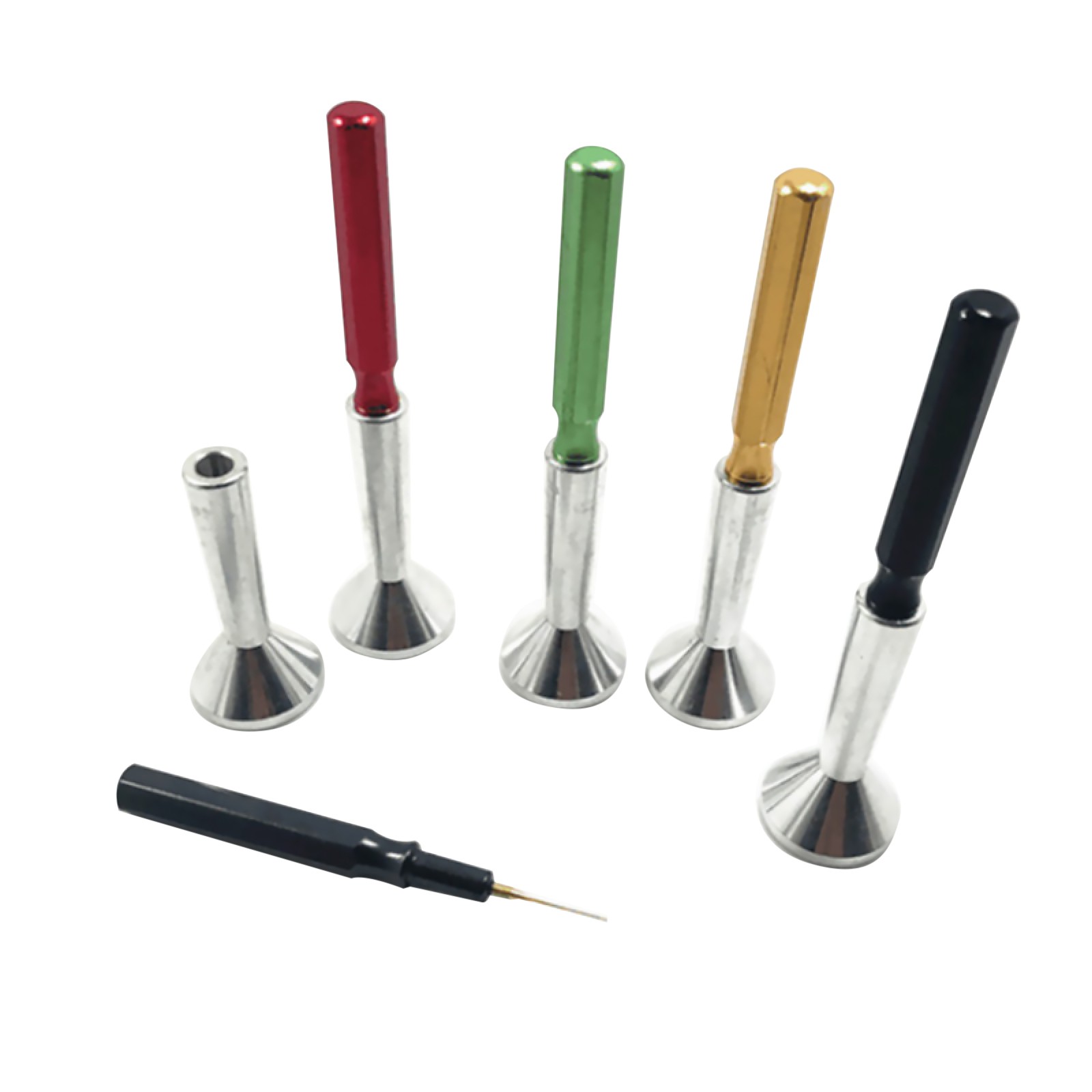 5 IN 1 Professional Oiler Pen Needle Metal Tip With Dust Cap Watch Repair Tool