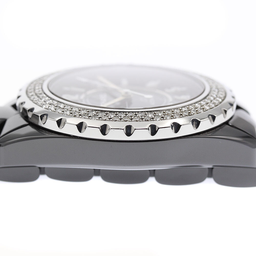 CHANEL J12 H0950 black ceramic diamond bezel black Dial Automatic Men’s_888762