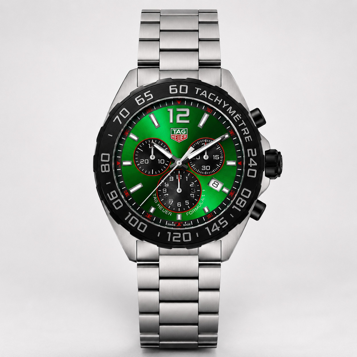 TAG Heuer Formula 1 Chronograph Green Dial Steel CAZ101AP.BA0842