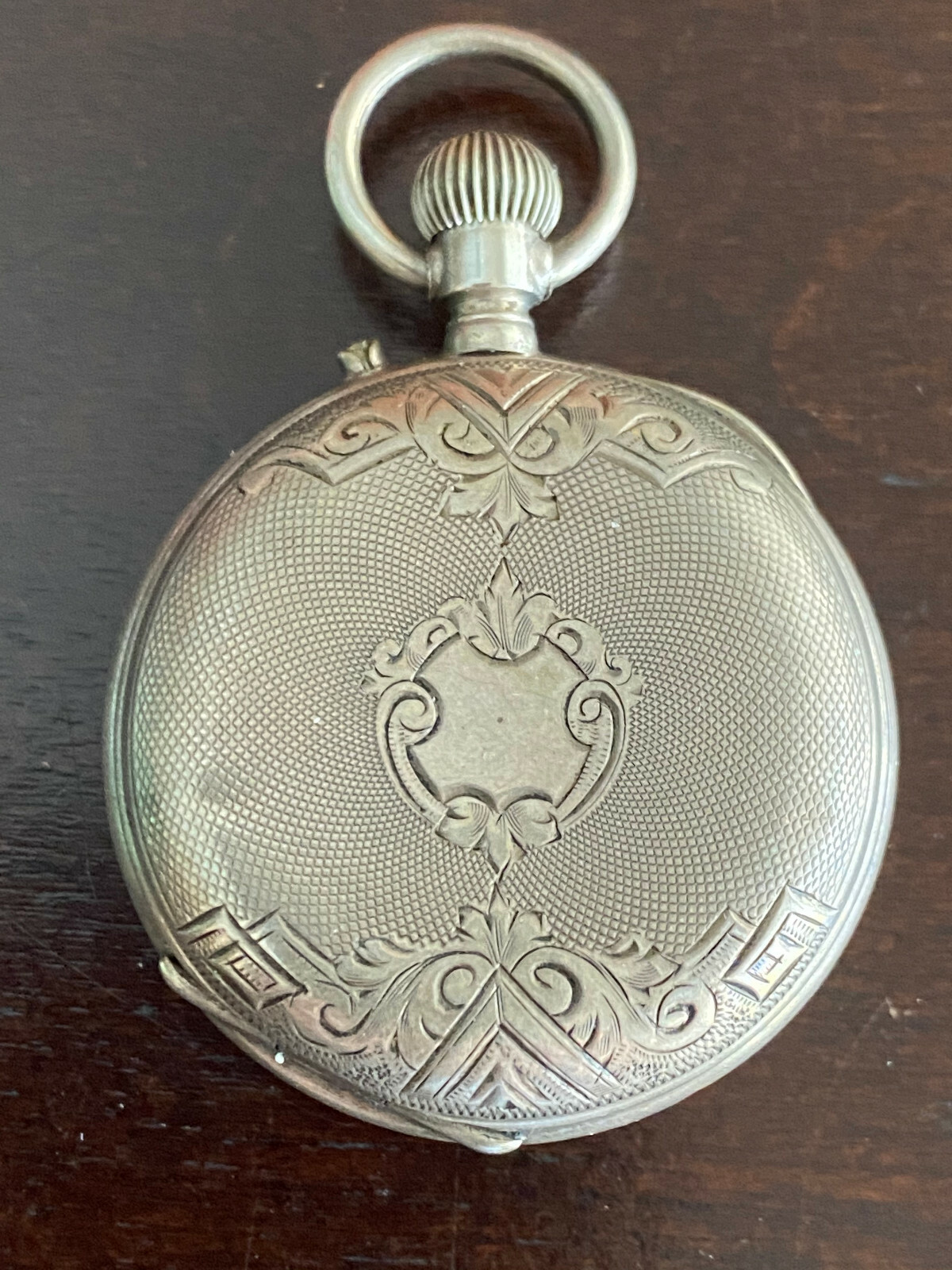 VINTAGE 35.6MM LOUIS JACOT POCKET WATCH, PIN SET, RUNNING GOOD