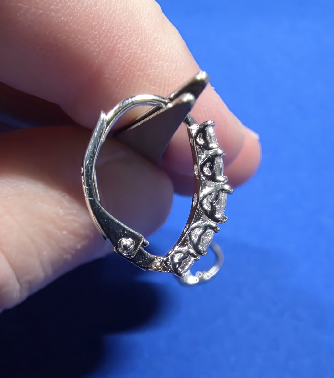 1ct 2ct Real Moissanite Hoop Earrings 925 Sterling Silver GRA Certified New USA