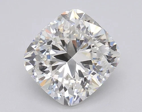 Lab Grown 5.05 Cts CUSHION Cut IGI Certified CVD Diamond F Color VS1 Clarity