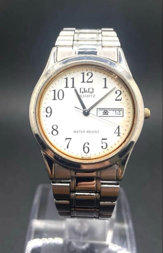 [Battery replaced] Citizen Q&Q Day-Date Watch 【Direct from japan】