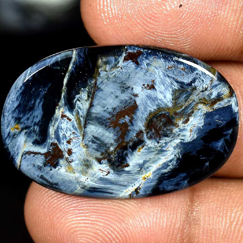 Blue Pietersite Oval Cabochon 100% Natural Loose Gemstones 40.55Cts.