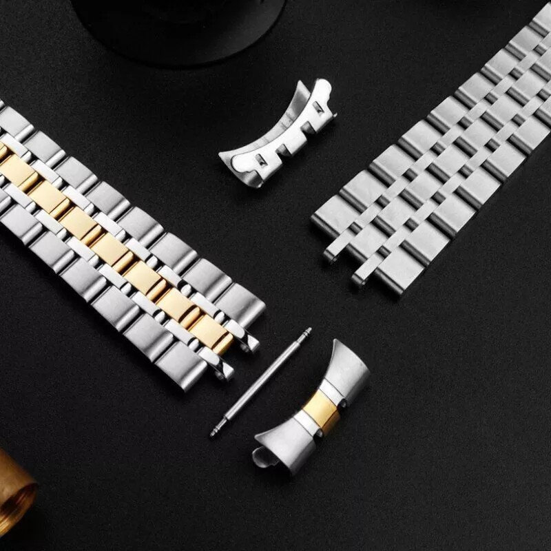 13/17/19/20mm For Tudor Princes Date Bracelet Stainless Steel Watch Band Strap
