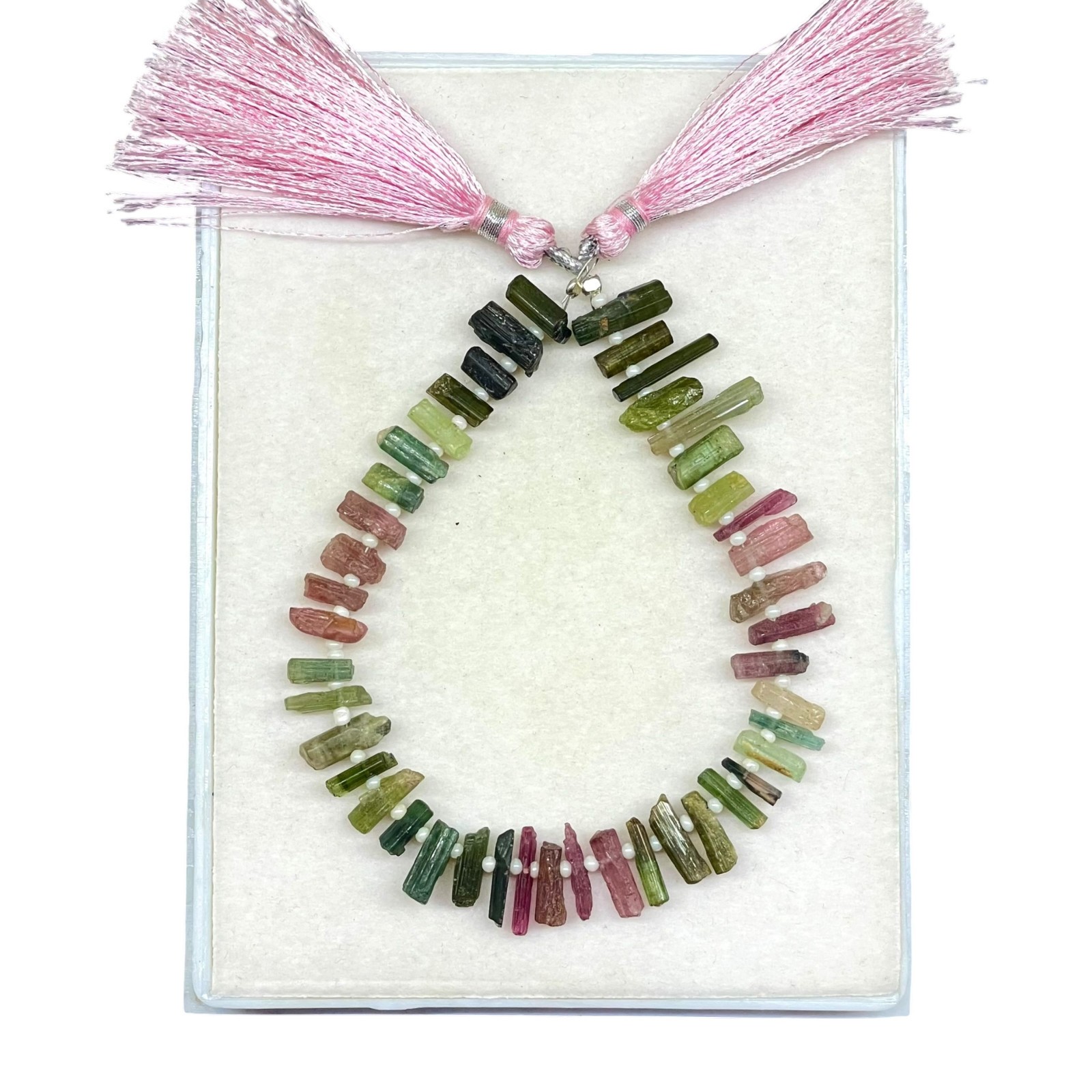 Natural Tourmaline 8-16mm Multi Color Drilled Rough Stick Loose Gemstones Lot
