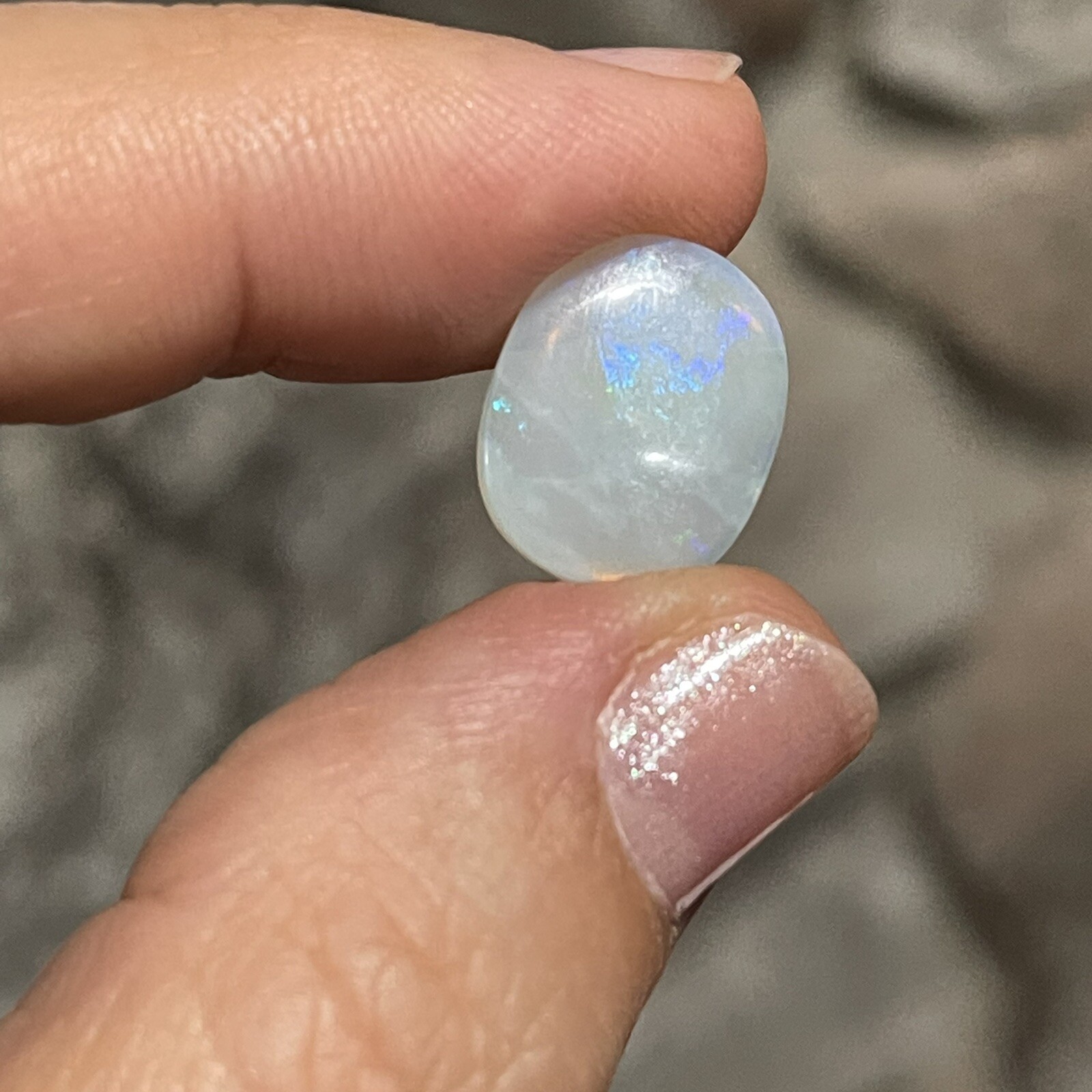 3.35ct 14.9x12x2.5mm Fine Australian Solid Opal Oval Cabochon Jelly Opal