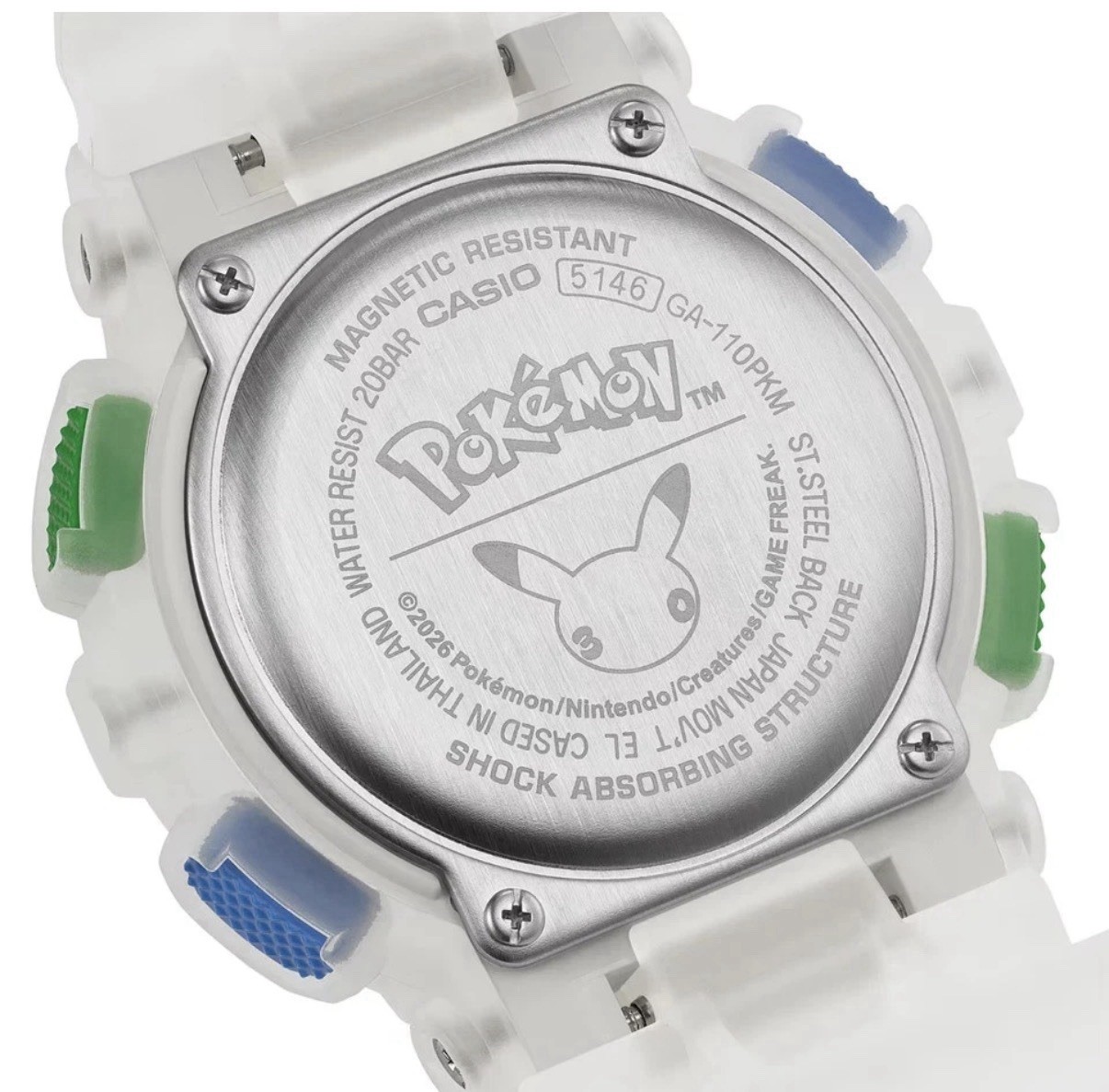 Casio G-SHOCK x Pokémon 30th Anniversary GA110PKM-7A – IN HAND