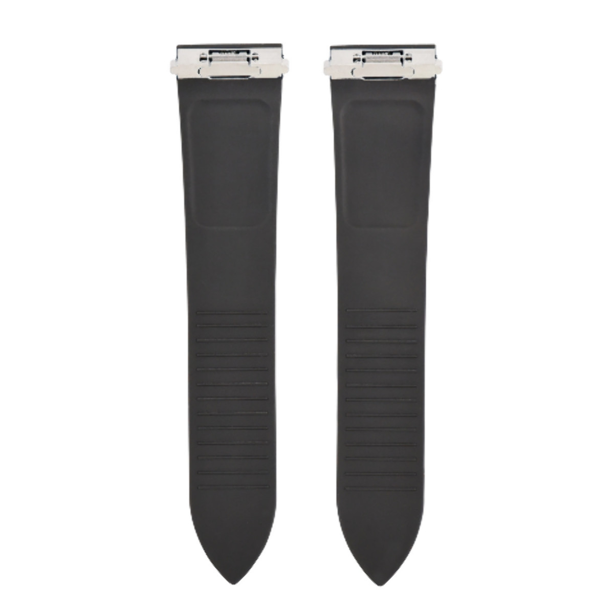 21MM SILICON RUBBER WATCH BAND STRAP FOR CARTIER SANTOS WSSA0018 QUICK RELEASE
