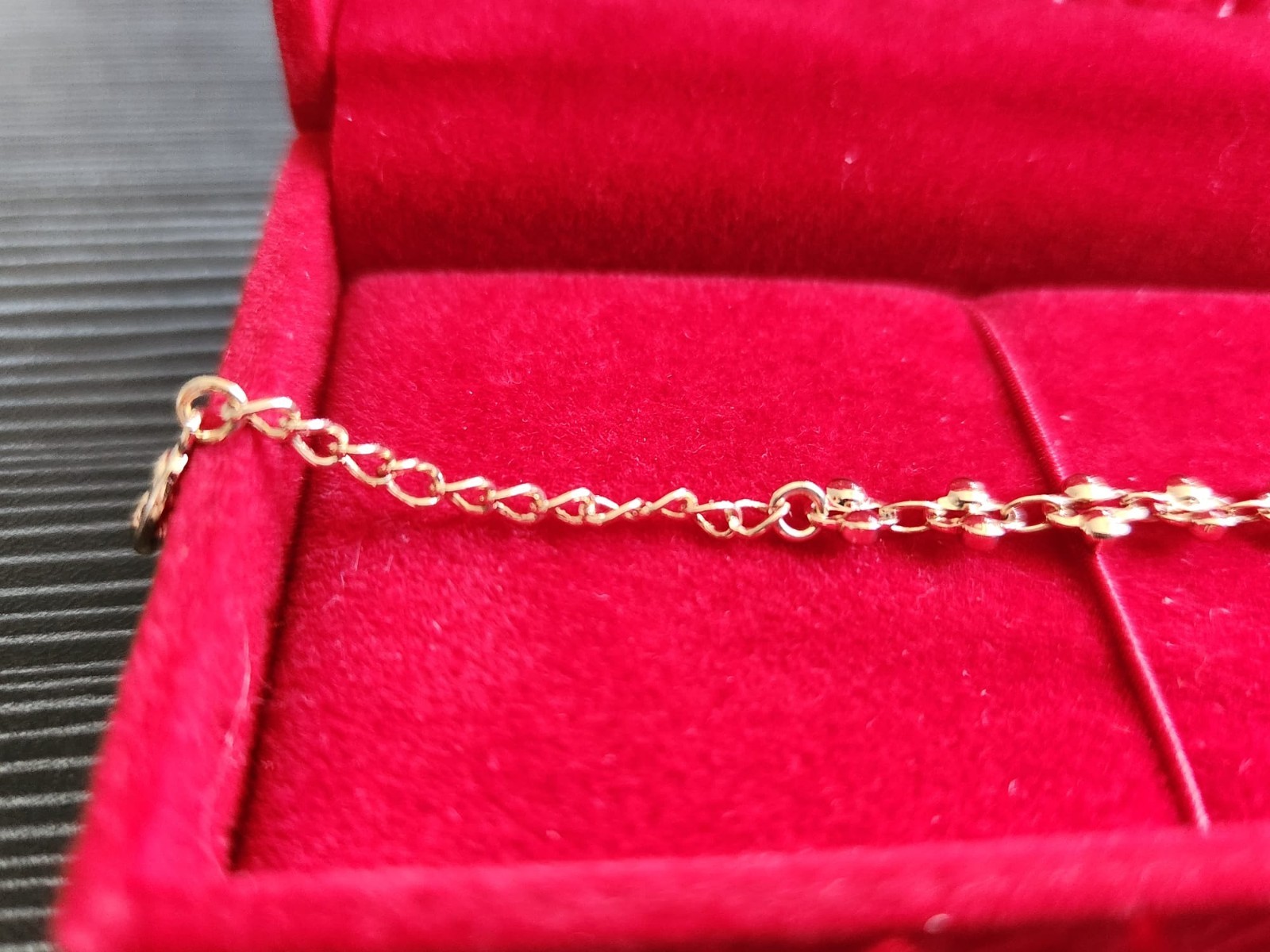 BRACELET ROSE Gold Filled 0.8X24.0CM/LAB-GROWN Amethyst/Diamonds Cut LUXURY/UK/S