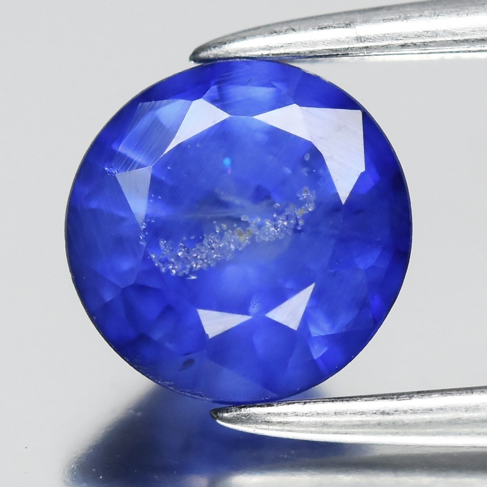 💎 0.90ct 5.7mm Round Blue Sapphire – Ceylon Gemstone
