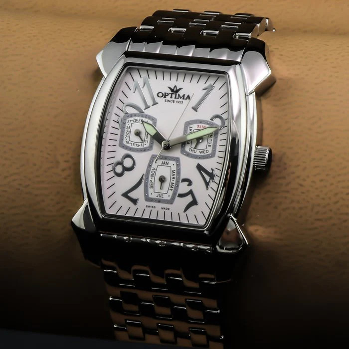 Optima – Swiss Made – OSM157-SS-1 Quartz 36 mm OSM157-SS-1 50 meters (5 ATM /