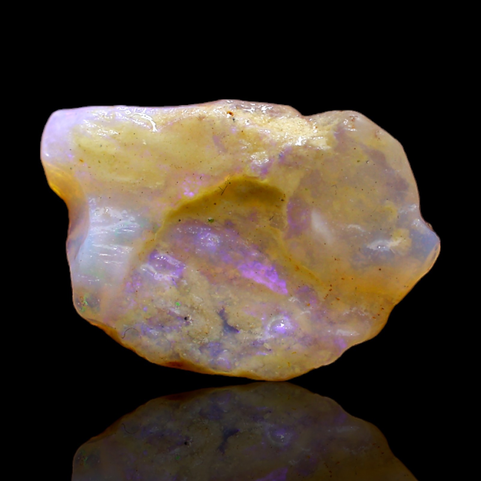 2.50 Cts Fire Opal Ethical Gemstone Pendant Making Rough Natural 16x11x3 mm