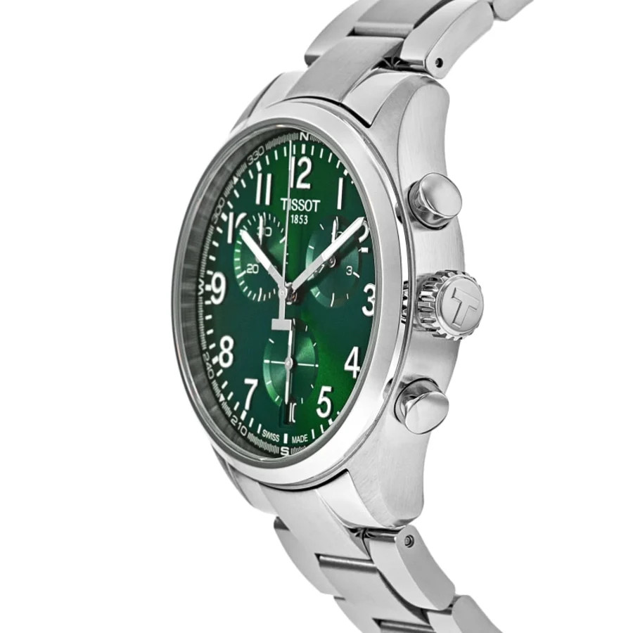 New Tissot Chrono L 42mm Green Dial Stainless Men’s Watch T116.417.11.092.00