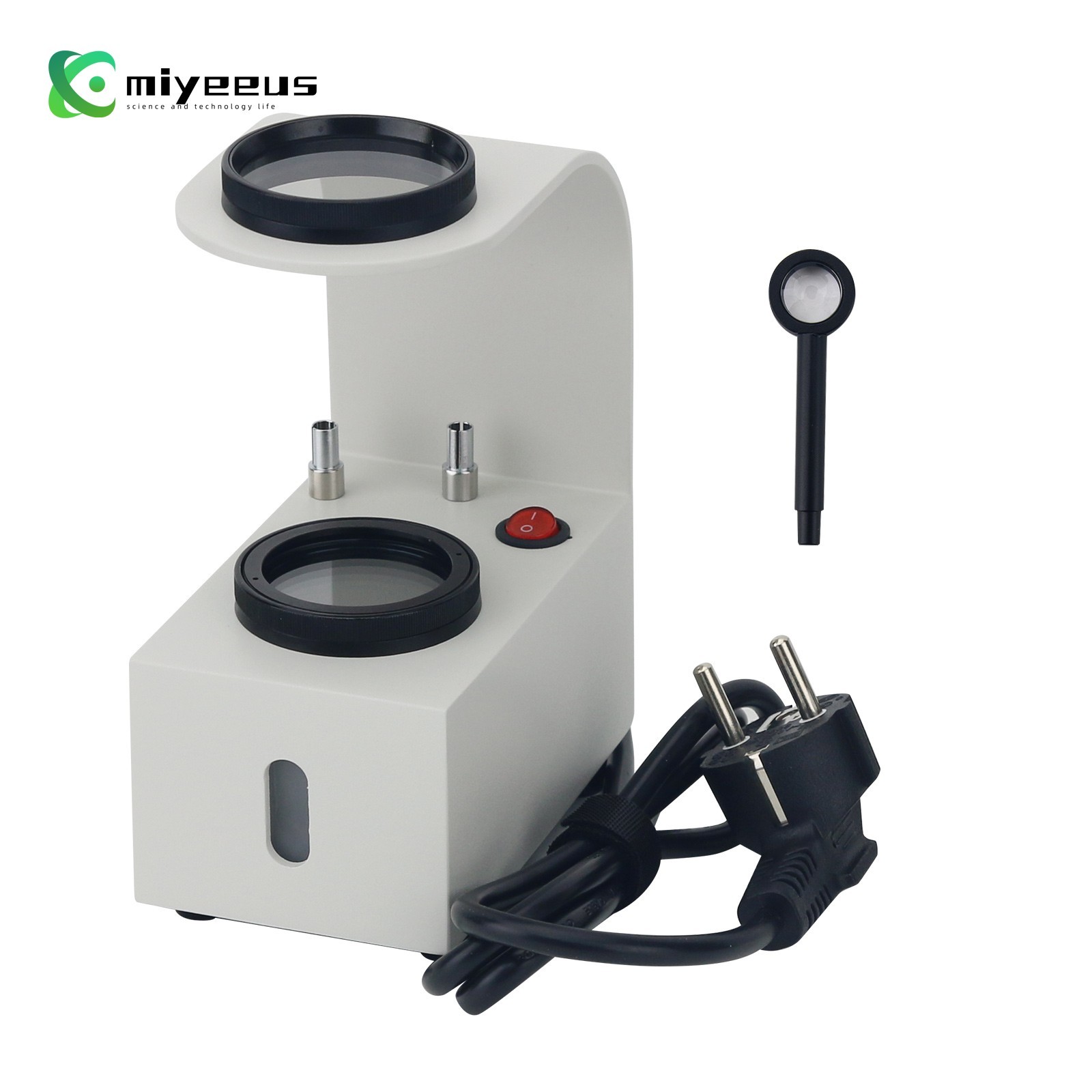 Desktop Polariscope 110V/220V Magnifier Tool with Rotatable Objective Table my2