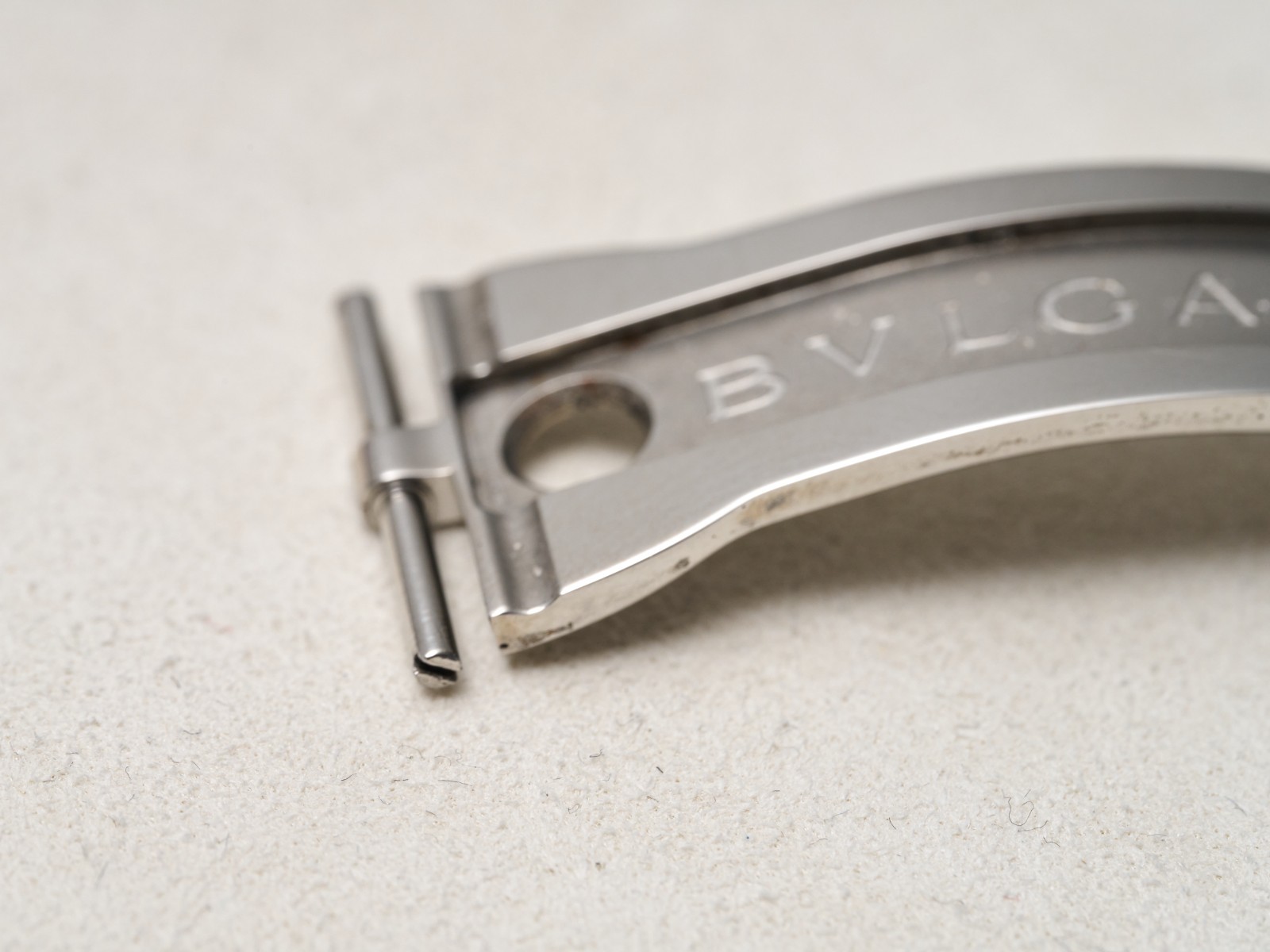 Bvlgari Bulgari 18mm Deployment Buckle Clasp Fold Over Stainless Steel