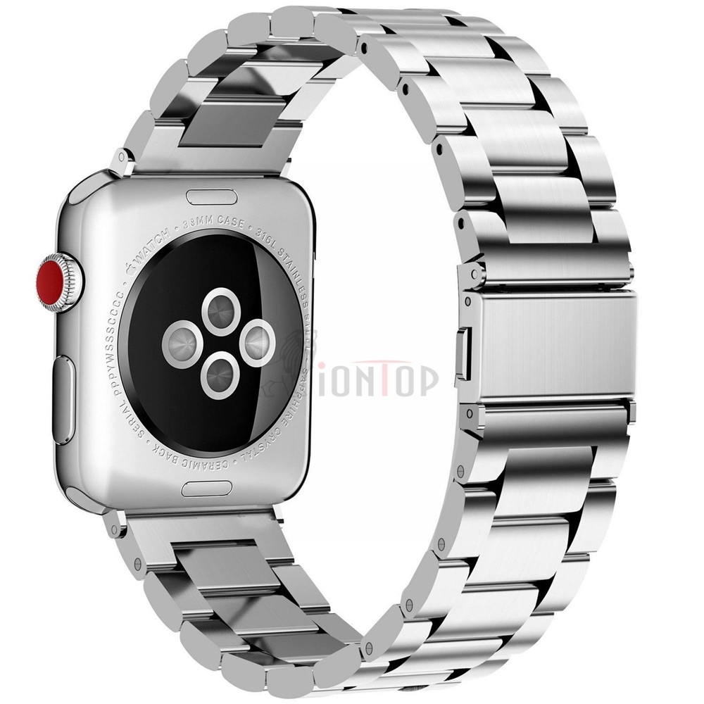 Stainless Steel Apple Watch Band Series 9 8 7 6 5 SE 42 40 44mm Ultra 49mm Strap