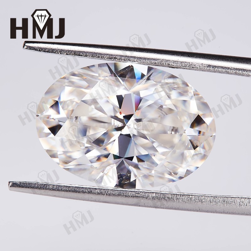 Oval Cut 0.1- 8CT Moissanite Loose Stones GRA Certificated Lab Grown Moissanite