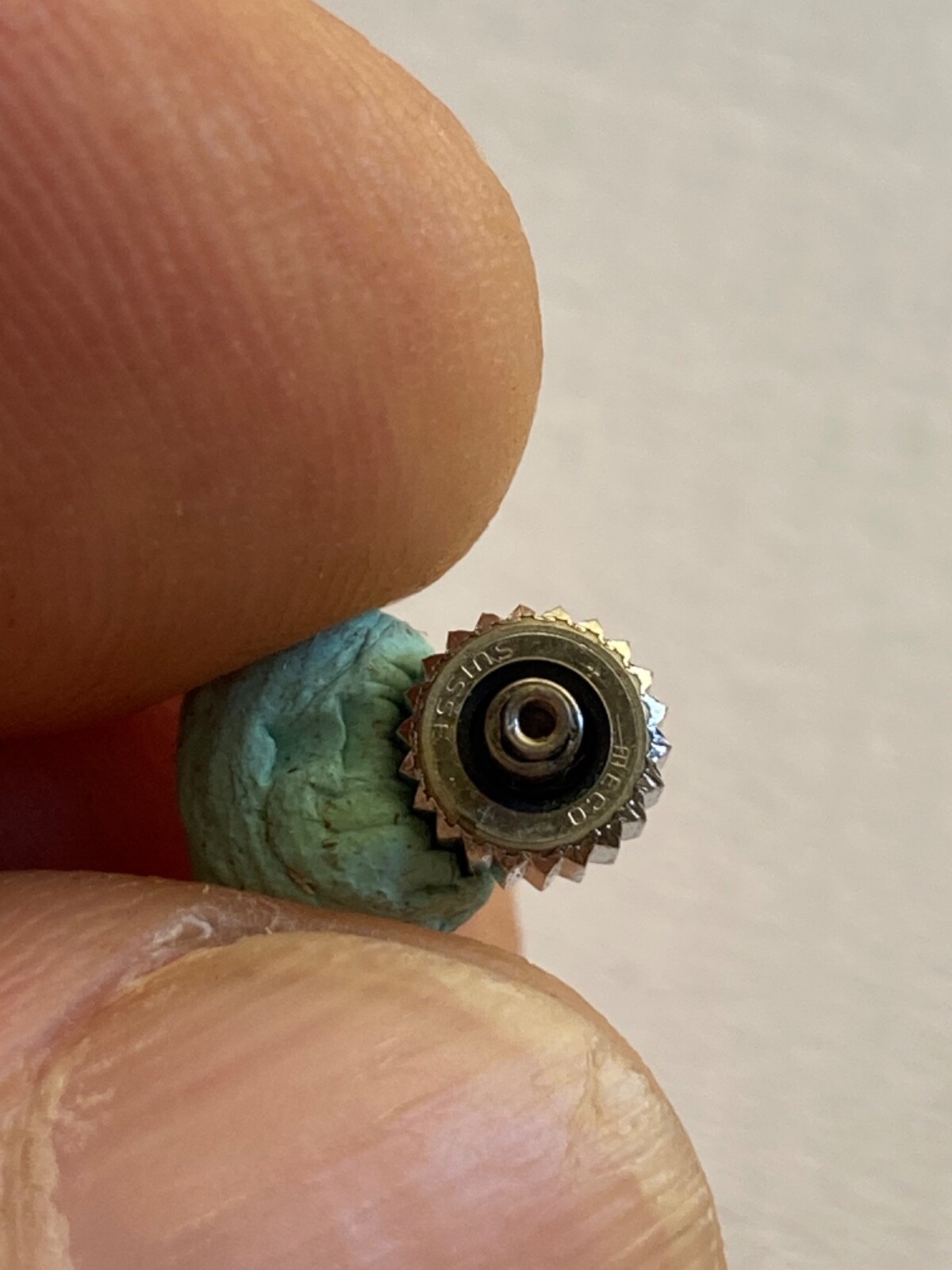 Zenith 5.5mm Steel Screw Down Crown VINTAGE N.O.S.