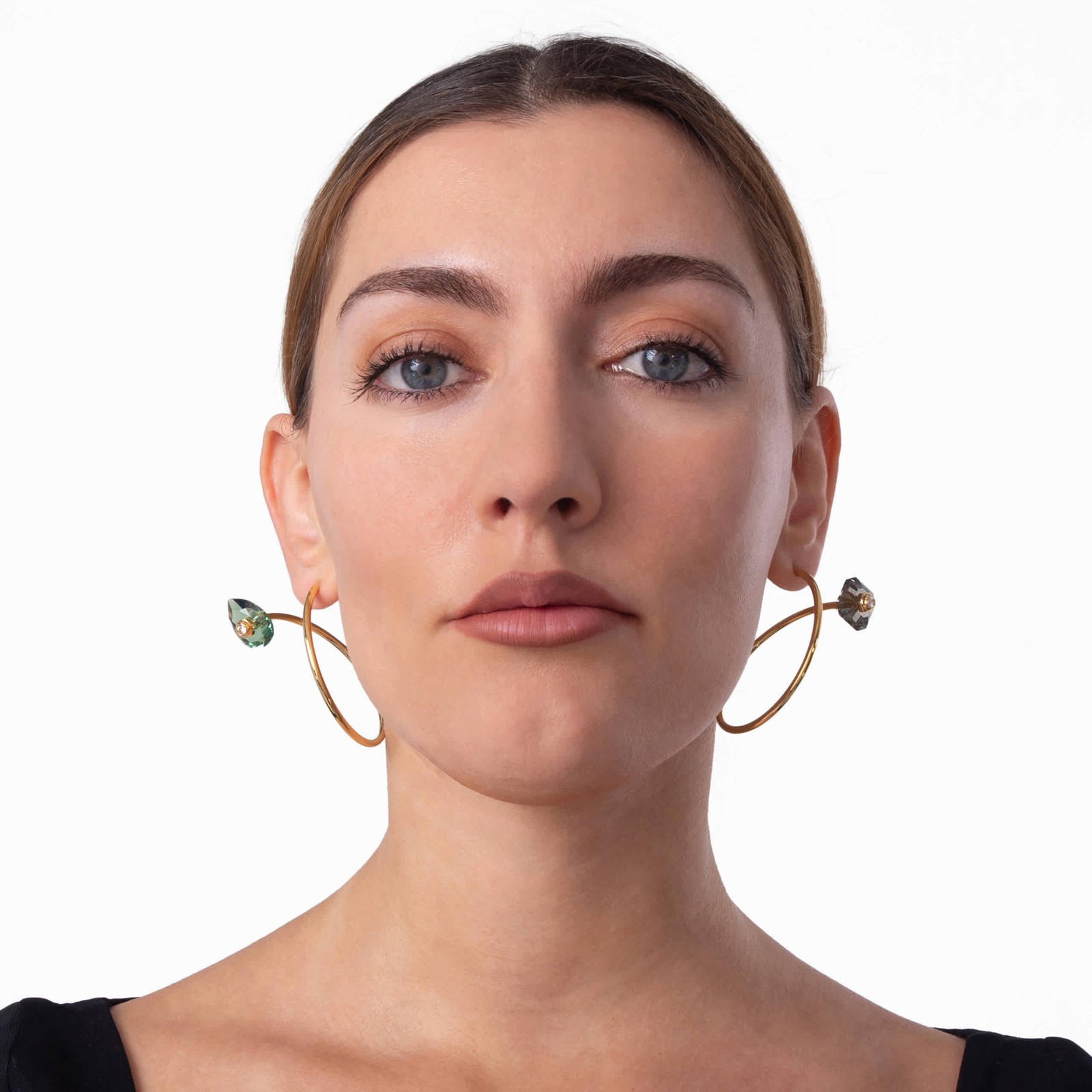 Swarovski Ladies Numina Drop Earrings Multicolored
